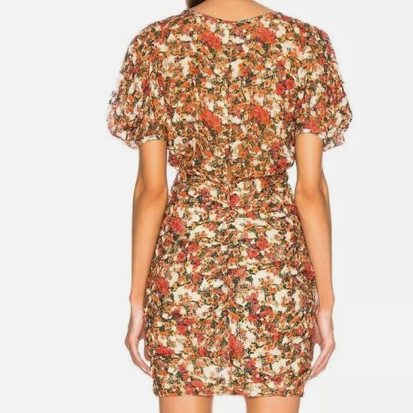 Isabel Marant Robe Face Floral Print Mini Dress- size small - Picture 4 of 15
